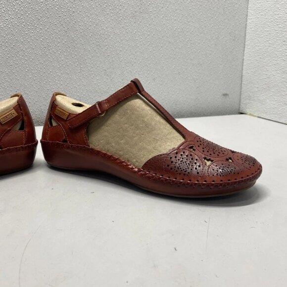 NEW PIKOLINOS Women’s P. Vallarta Sandals – Red Size EU 41 / US 10.5 – Leather - Picture 3 of 8